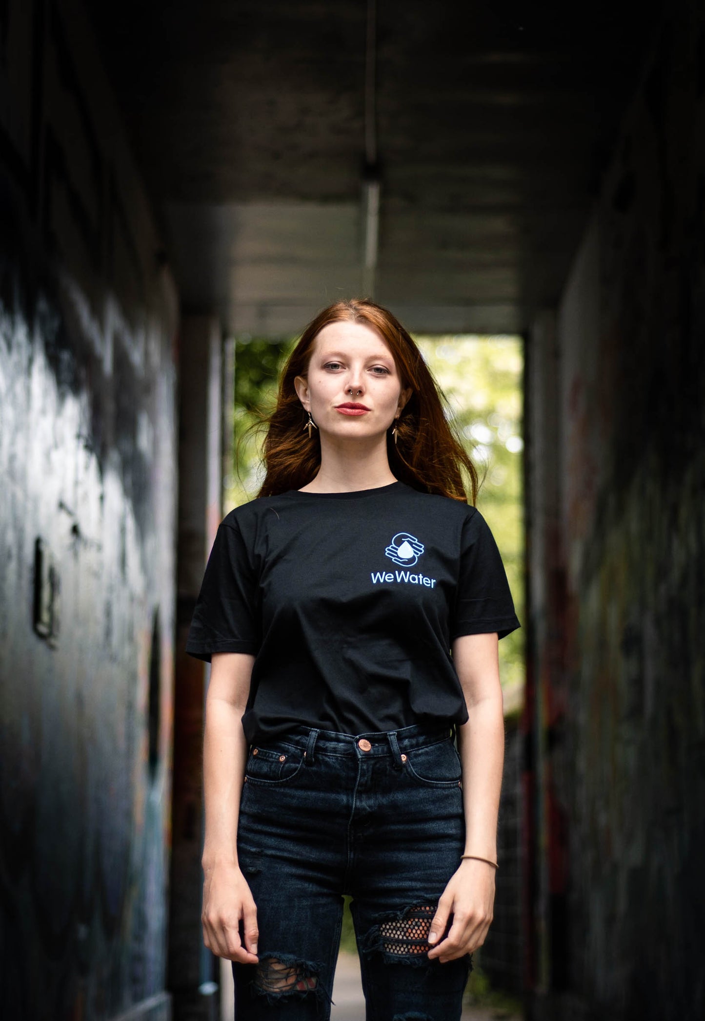 WeWater T-Shirt schwarz | bio | fair gehandelt | CO2-neutral
