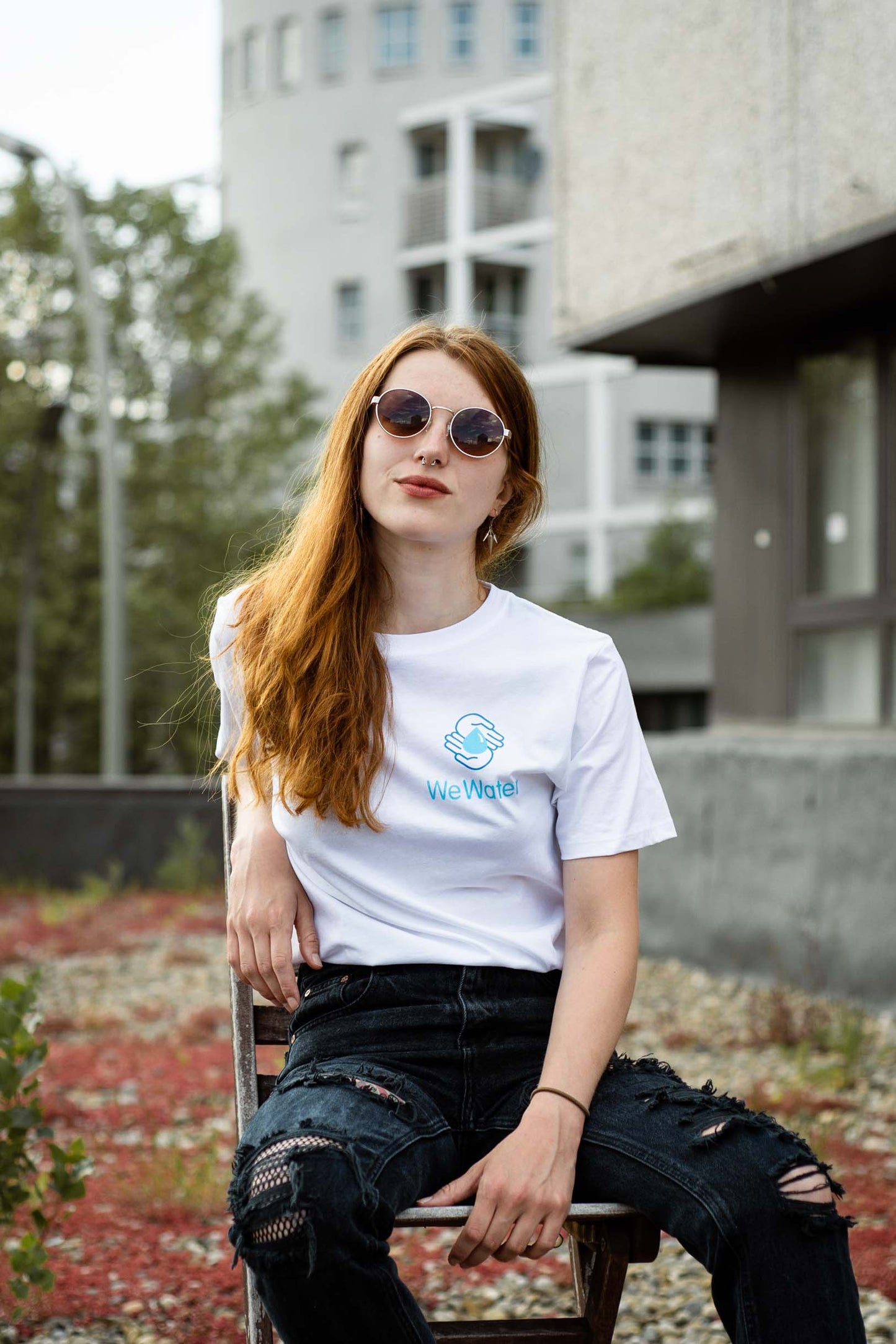 WeWater T-Shirt weiß | bio | fair gehandelt | CO2-neutral