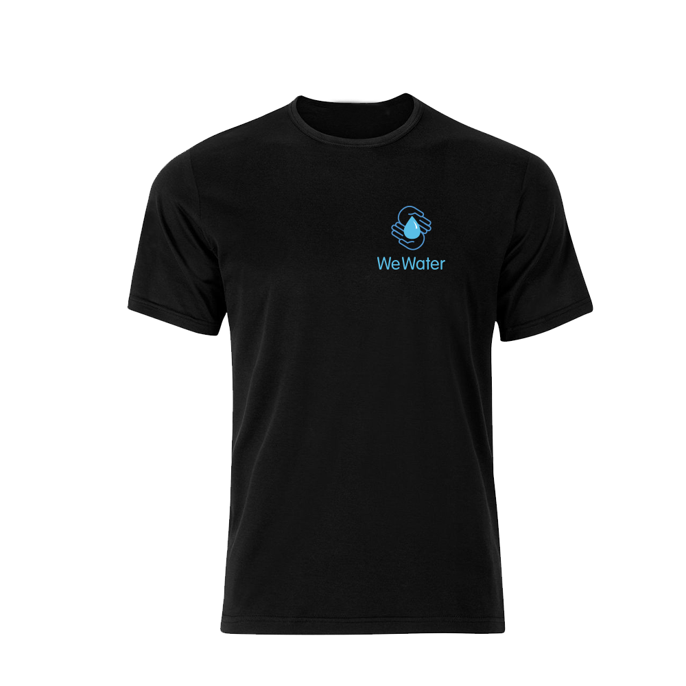 WeWater T-Shirt schwarz | bio | fair gehandelt | CO2-neutral